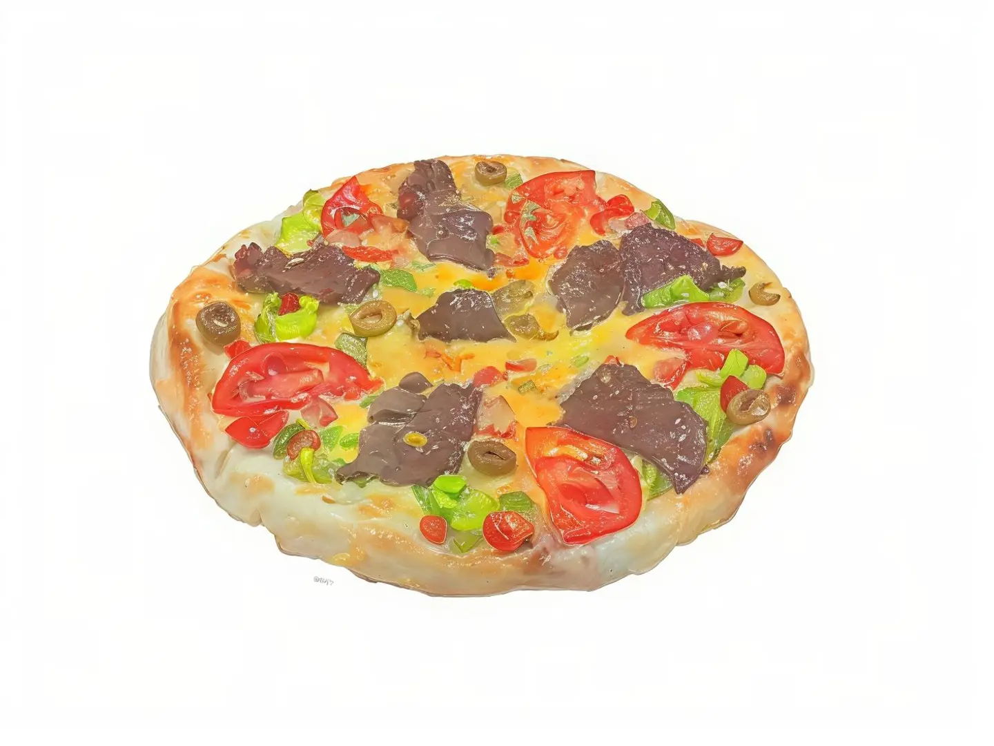 فطيرة بيض بالبسطرمه كبير