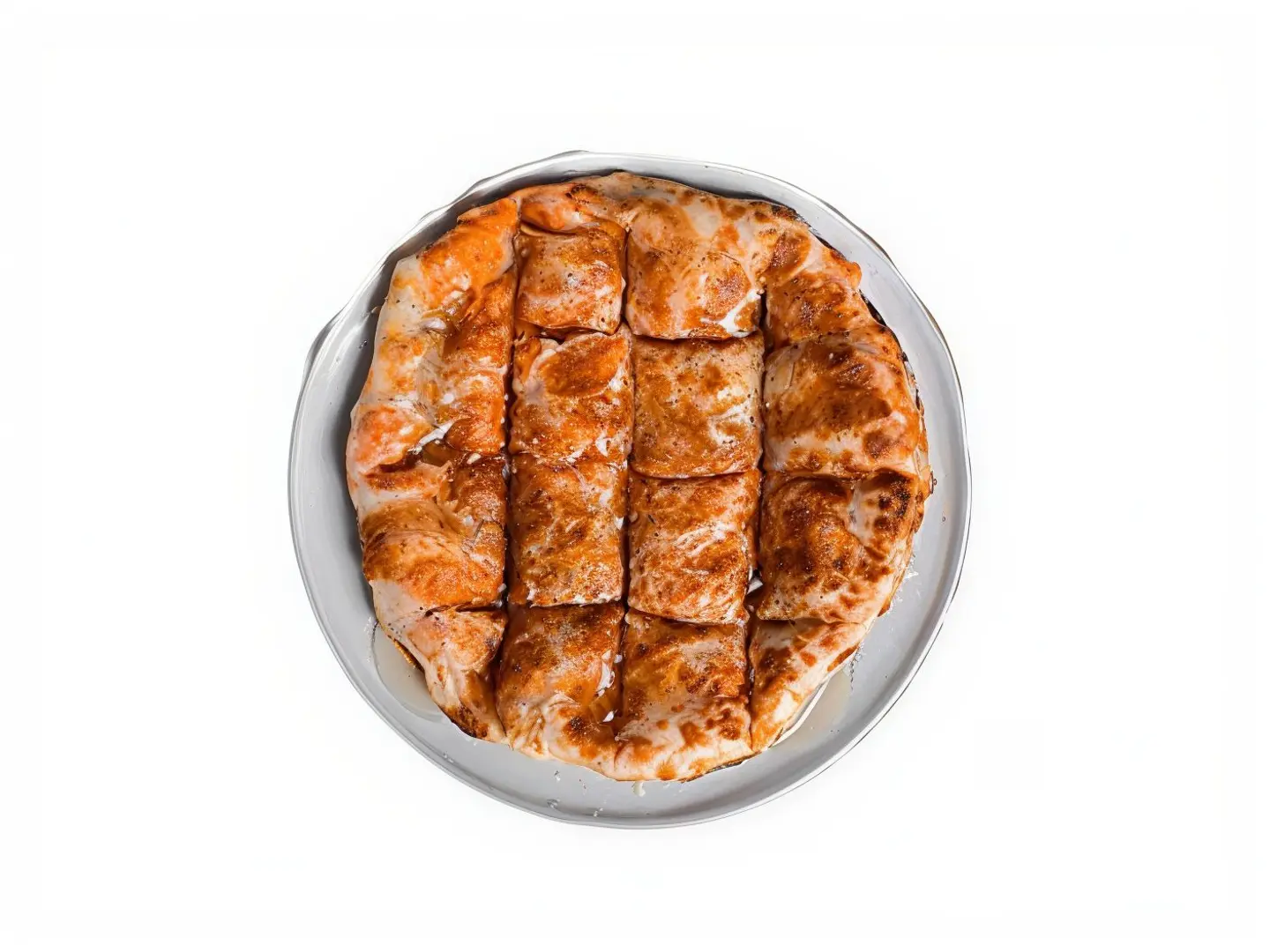 فطيرة شاورما دجاج جريل وسط