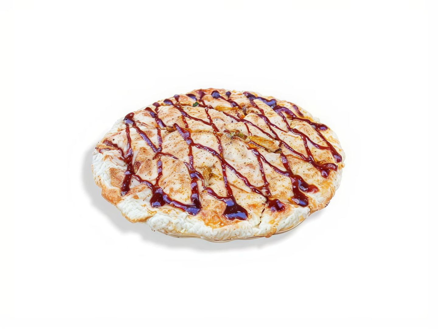 فطيرة تشيكن باربكيو وسط