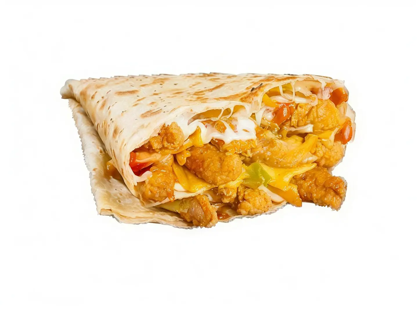 كريب زنجر دجاج حار