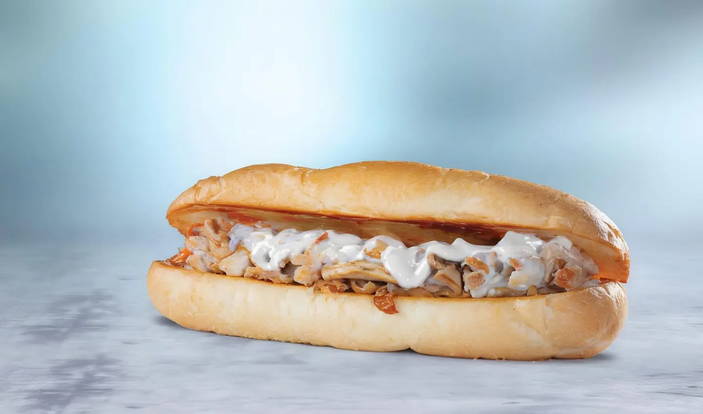 ساندوتش مقلقل دجاج بالجبن