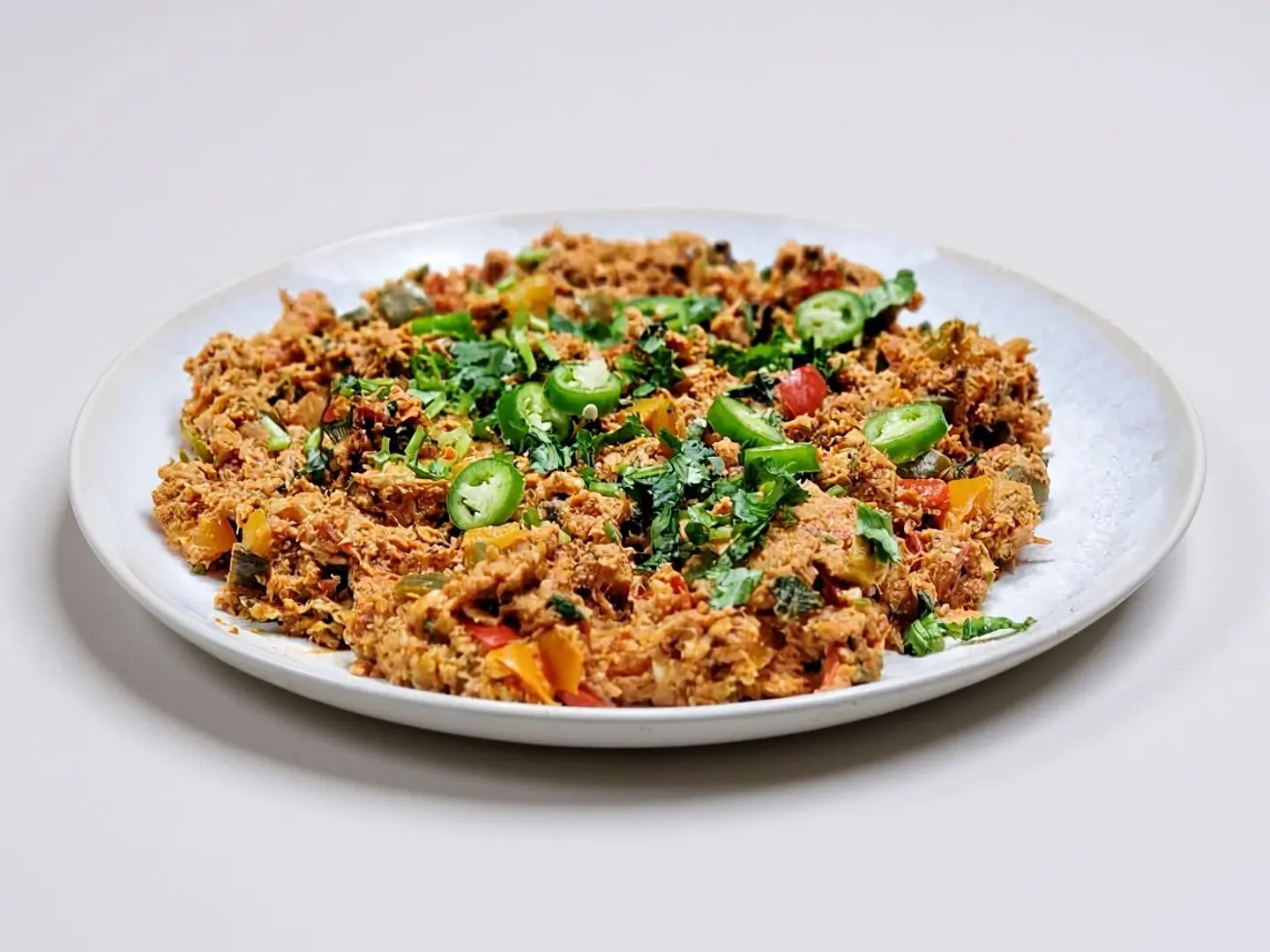 Vegetable Eggs With Tuna