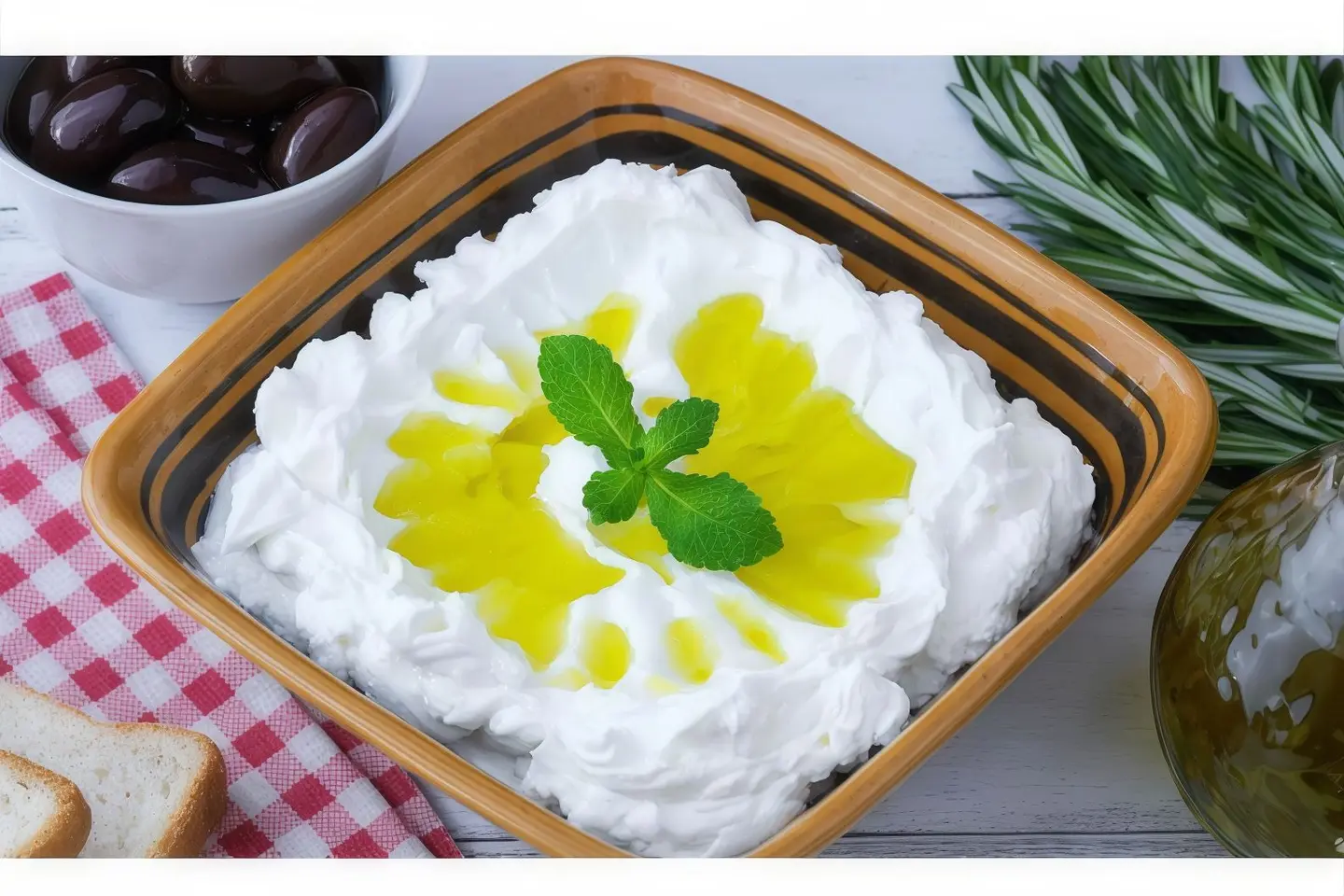 Honey Labneh Dish