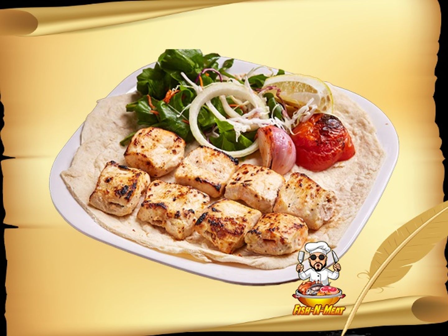 Fish Awsal - 2 Skewers