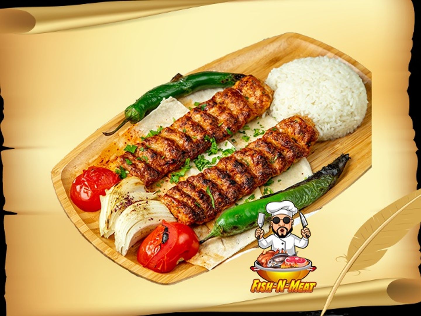 Chicken Kabab - 2 X Skewers