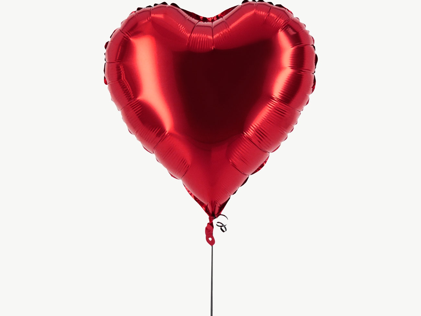 بالون قلب احمر