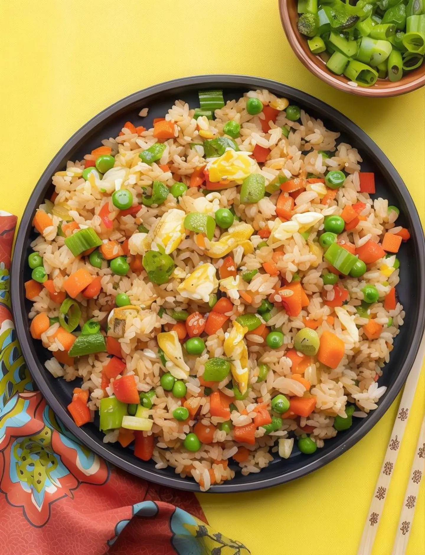 Mixed Vegetable Rice Dish