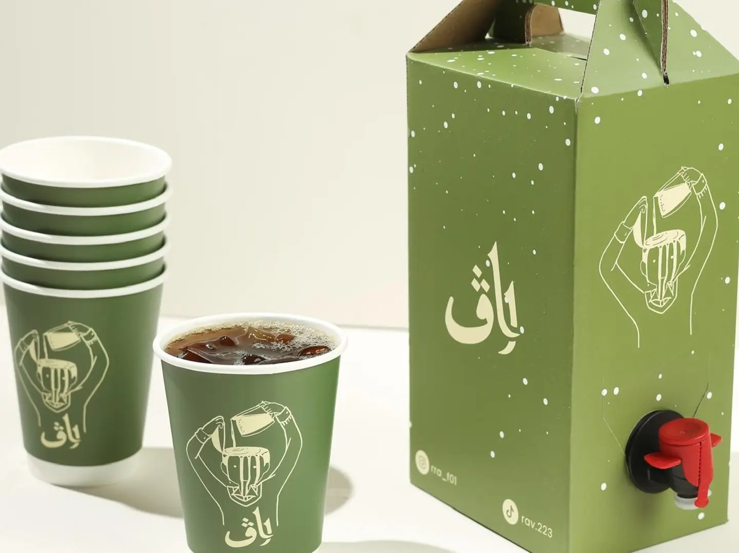 بوكس قهوة اليوم بارد 6 أكواب