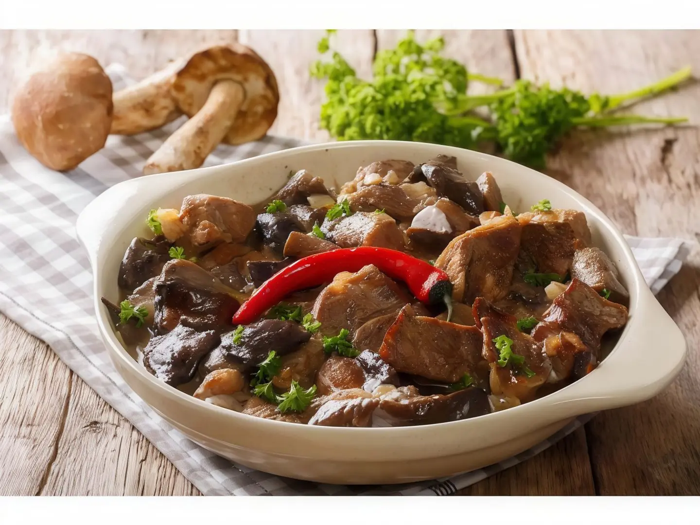 وجبة لحمة بالصينية
