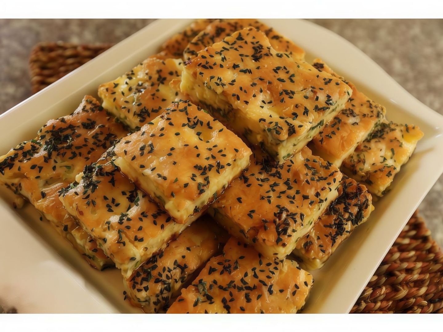 جبن مع زعتر
