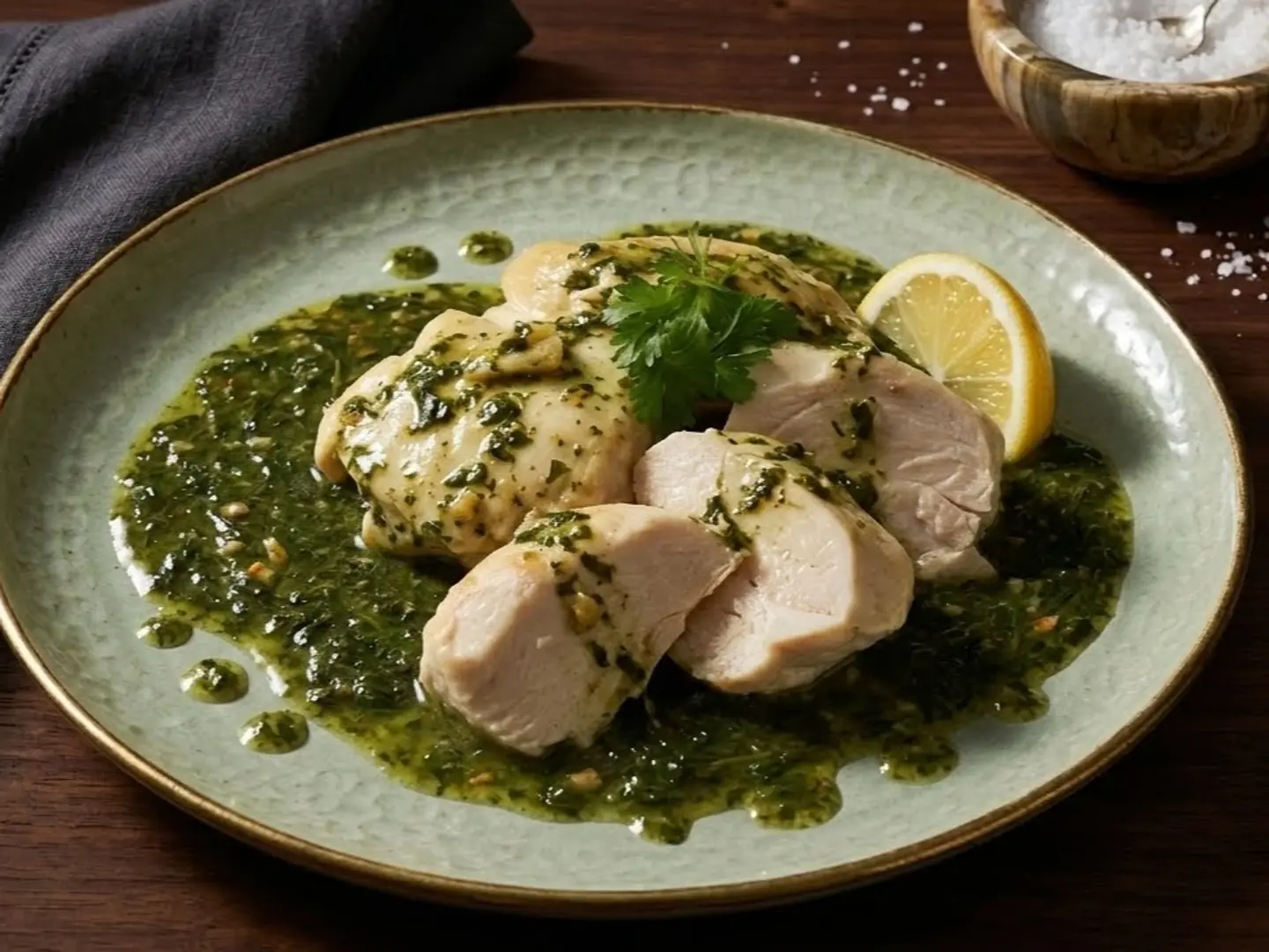 Chicken Molokhia