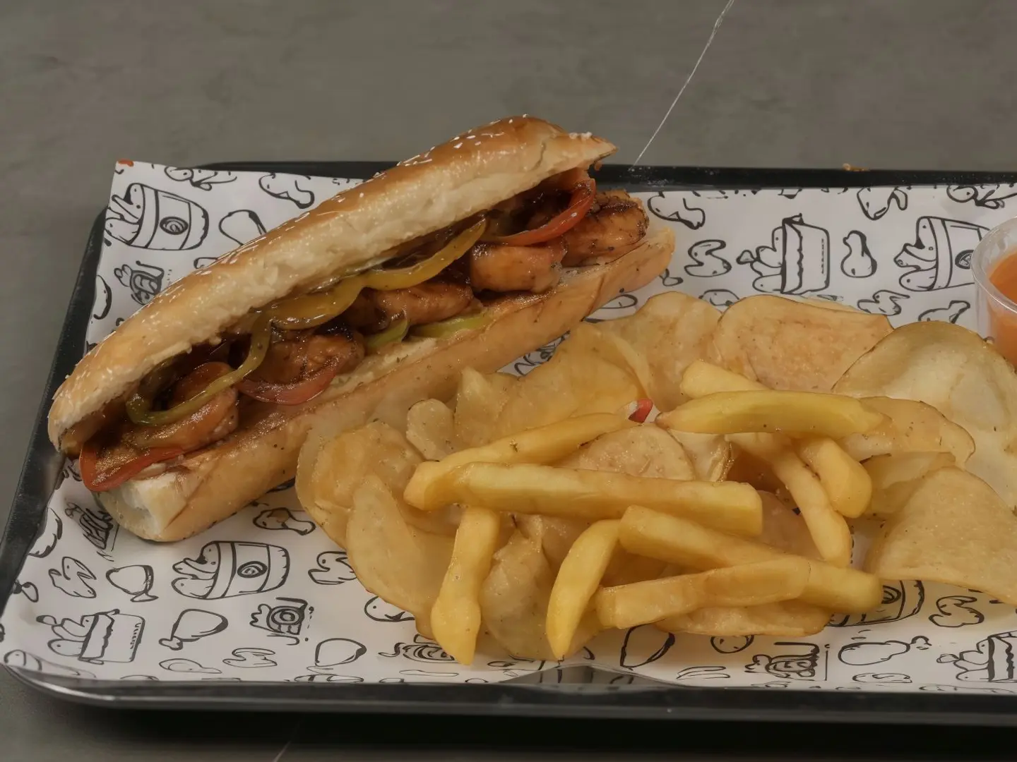 ساندويتش جمبري مشوي