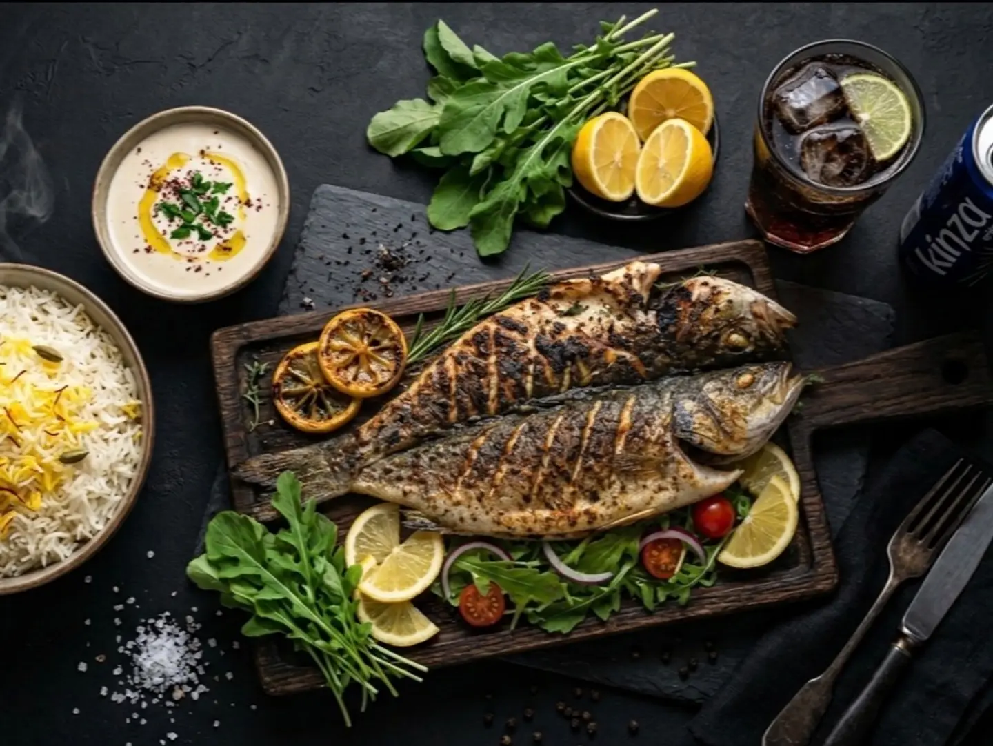 Symphony Of The Sea And Embers Seabass