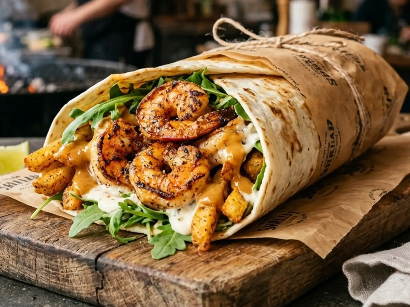 Grilled Shrimp Roll Medium
