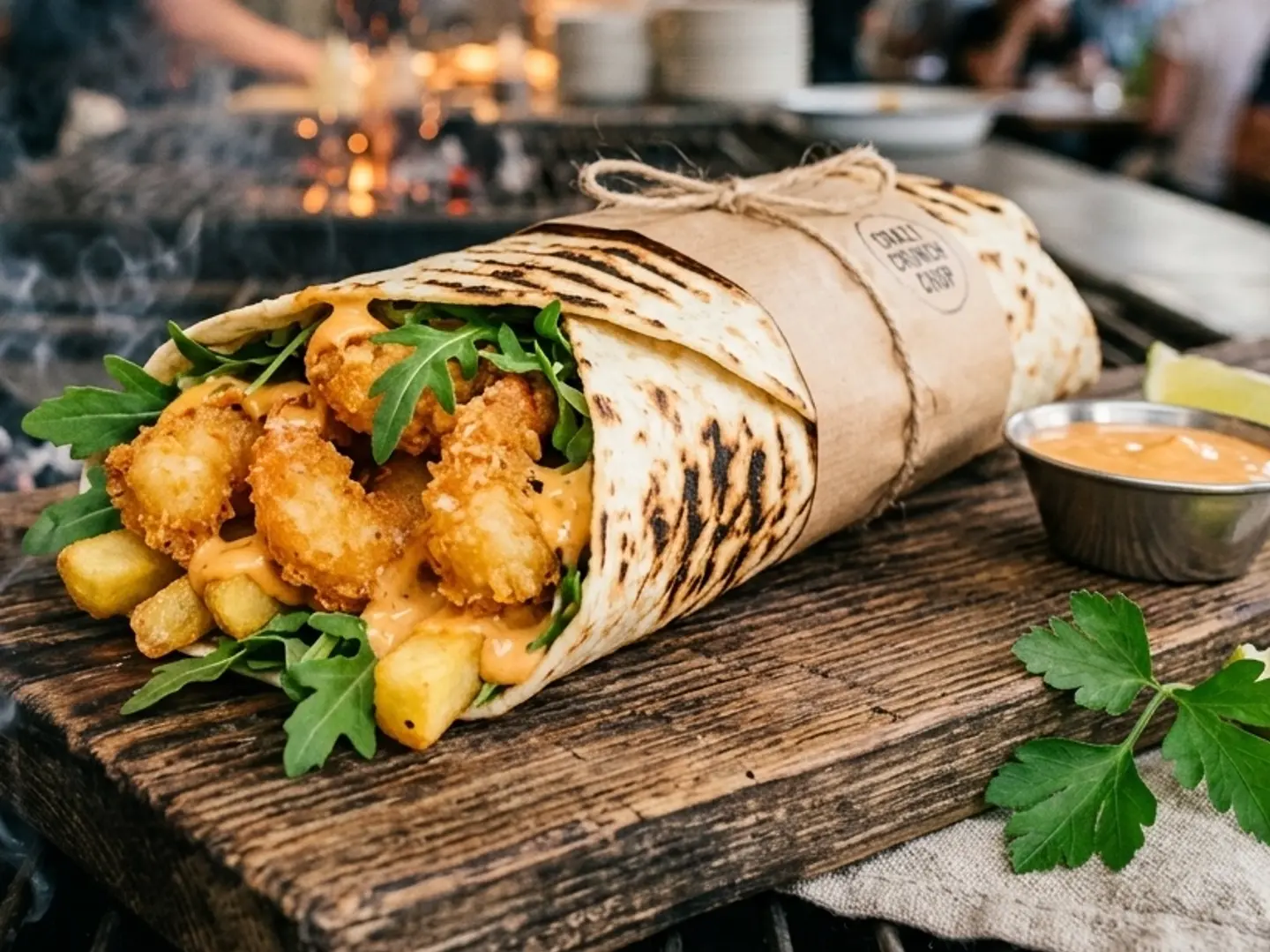 Crispy Fried Shrimp Roll   Medium