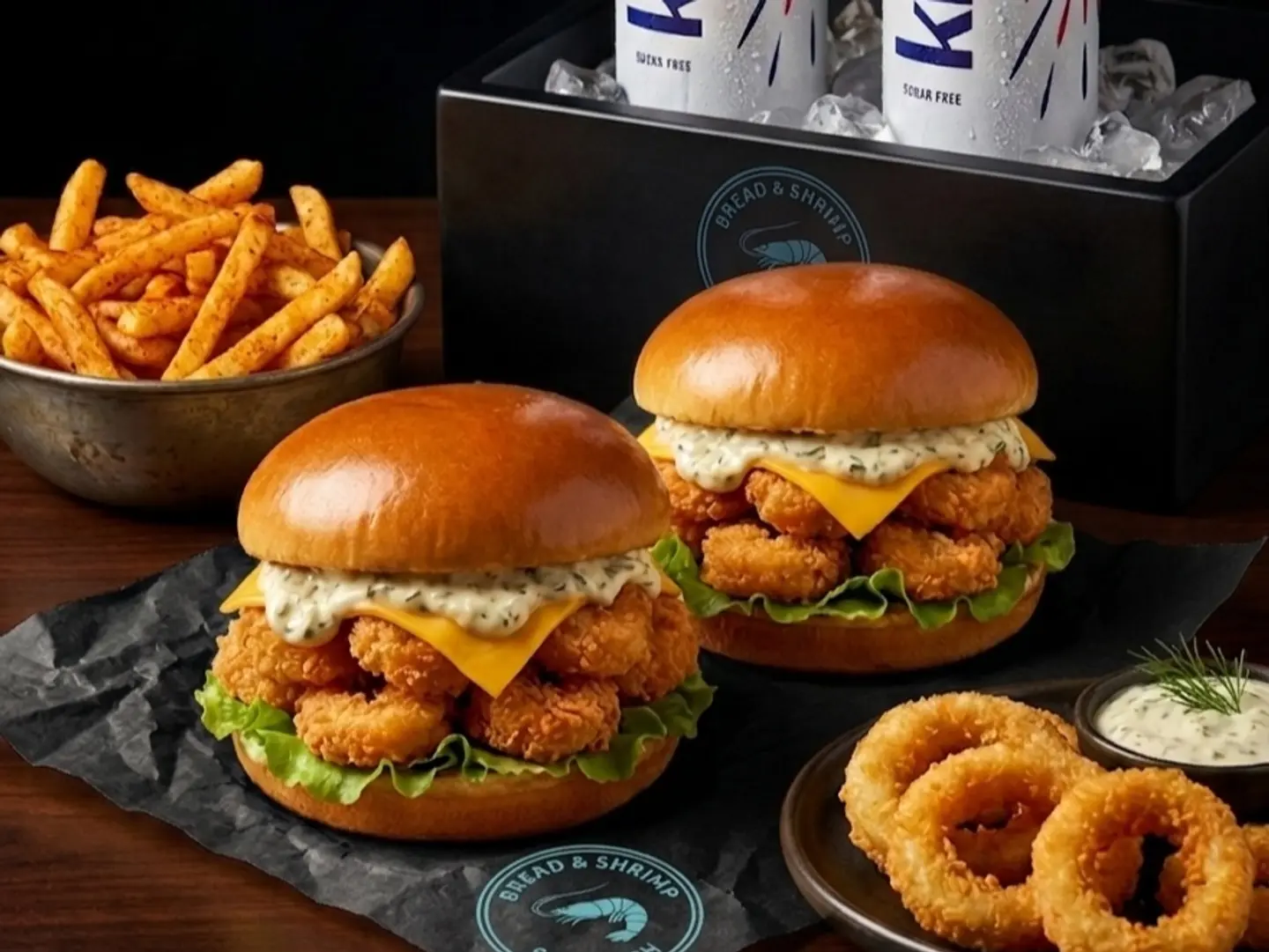 Prestige Box Grand Shrimp Burger