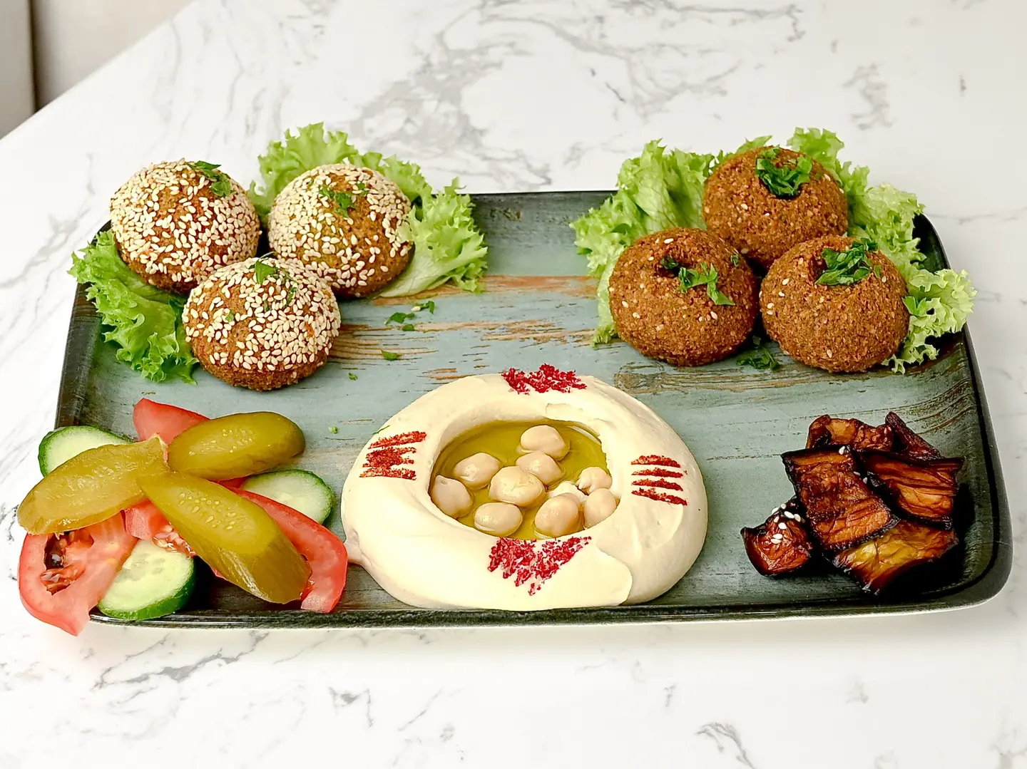 Falafel Dish With Chickpeas