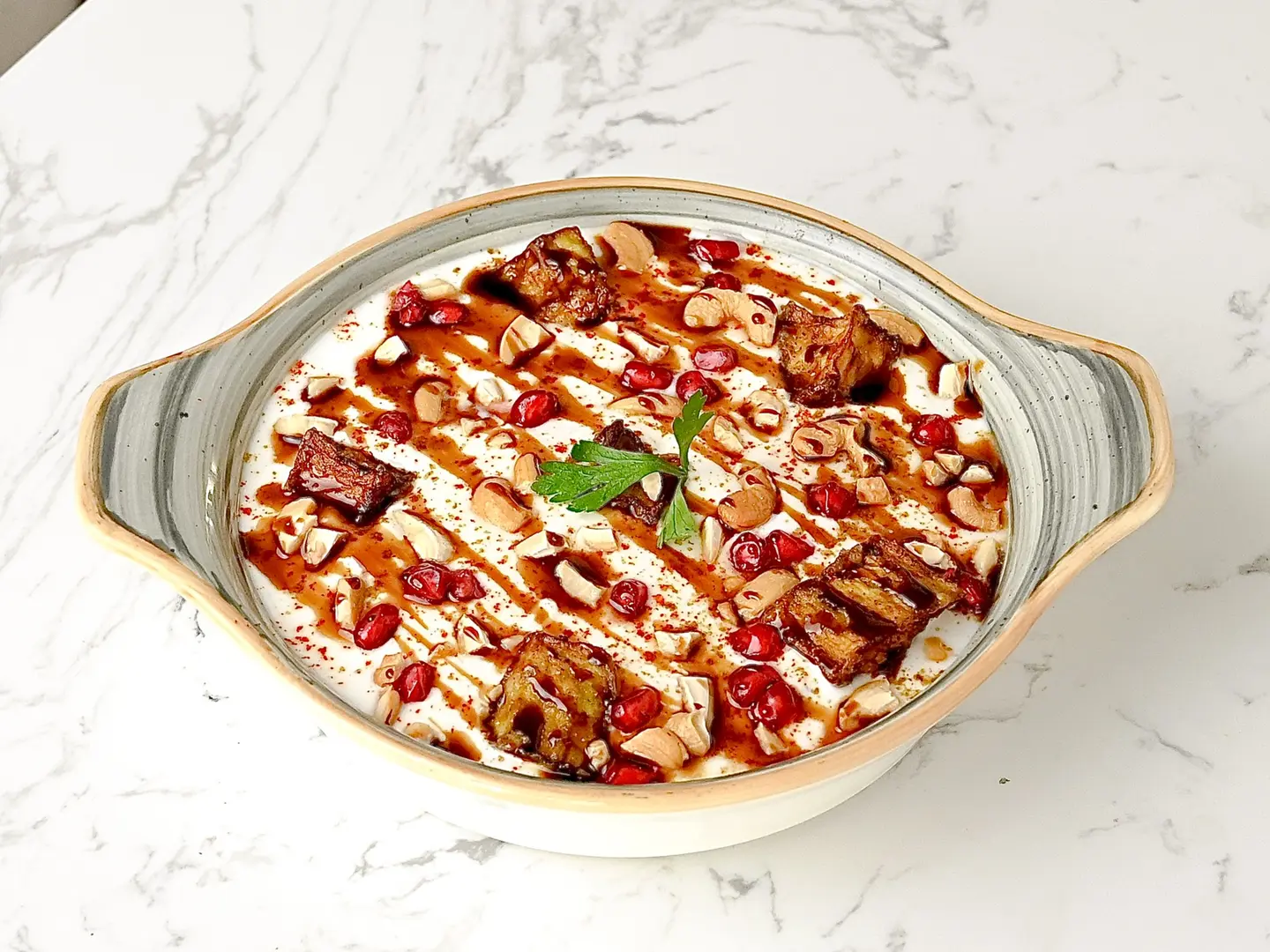 Eggplant Fatteh