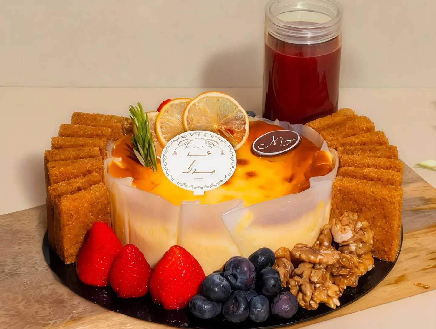 Dolce Caramel Cheesecake Platter