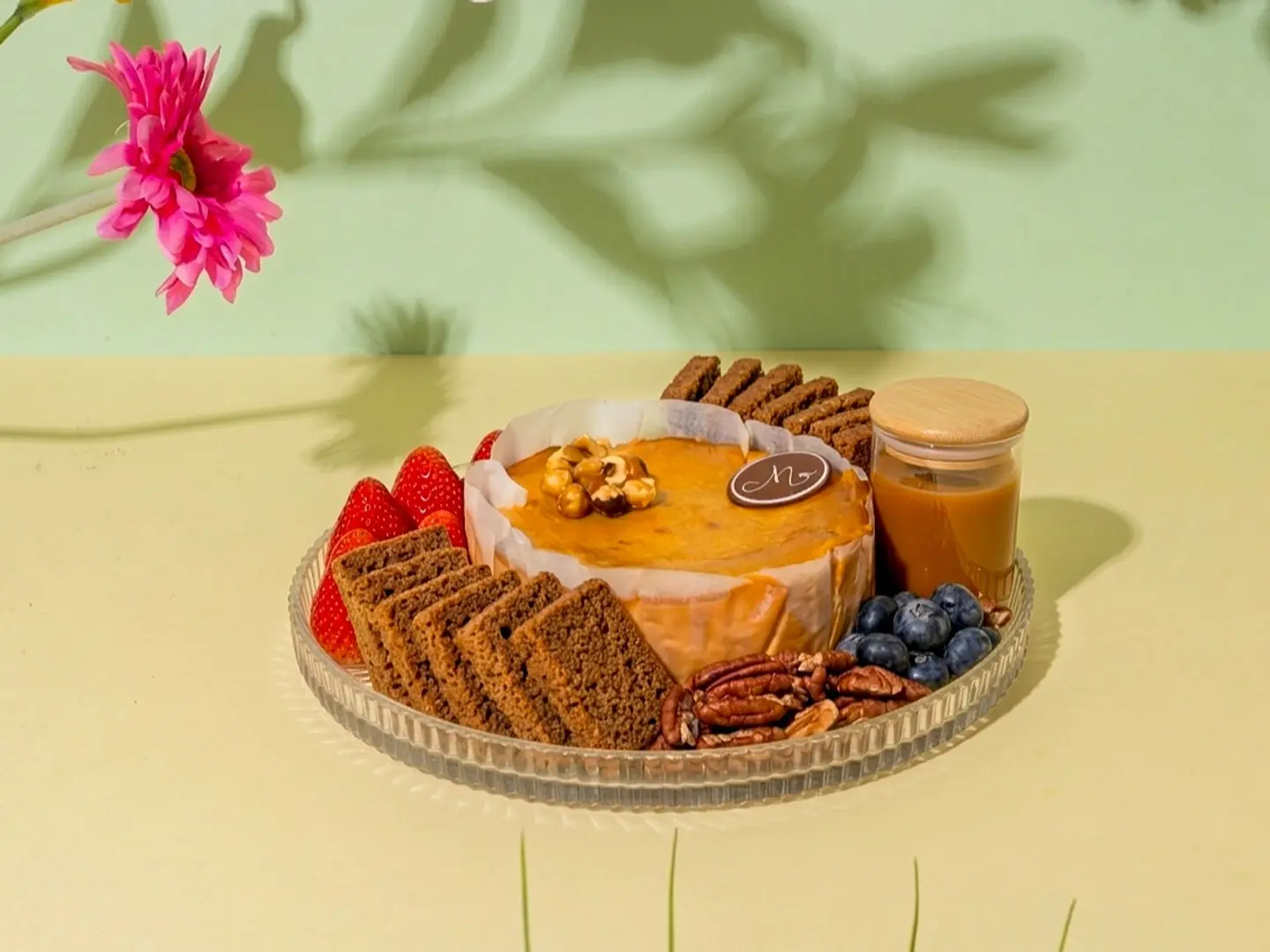 طبق دولتشي كاراميل تشيز كيك