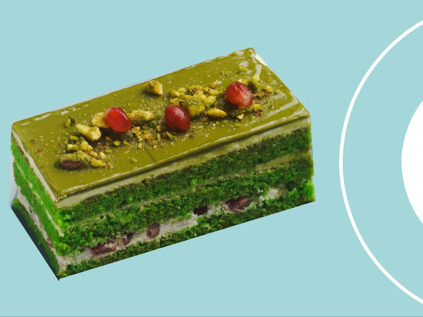 Pistachio Pomegranate Cake