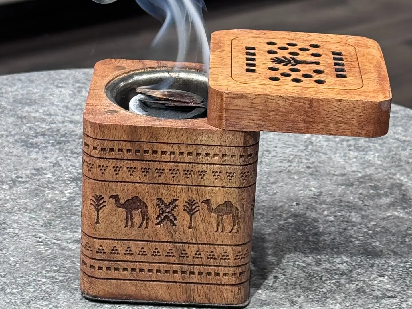 Luxurious Heritage Incense Burner (Camel)