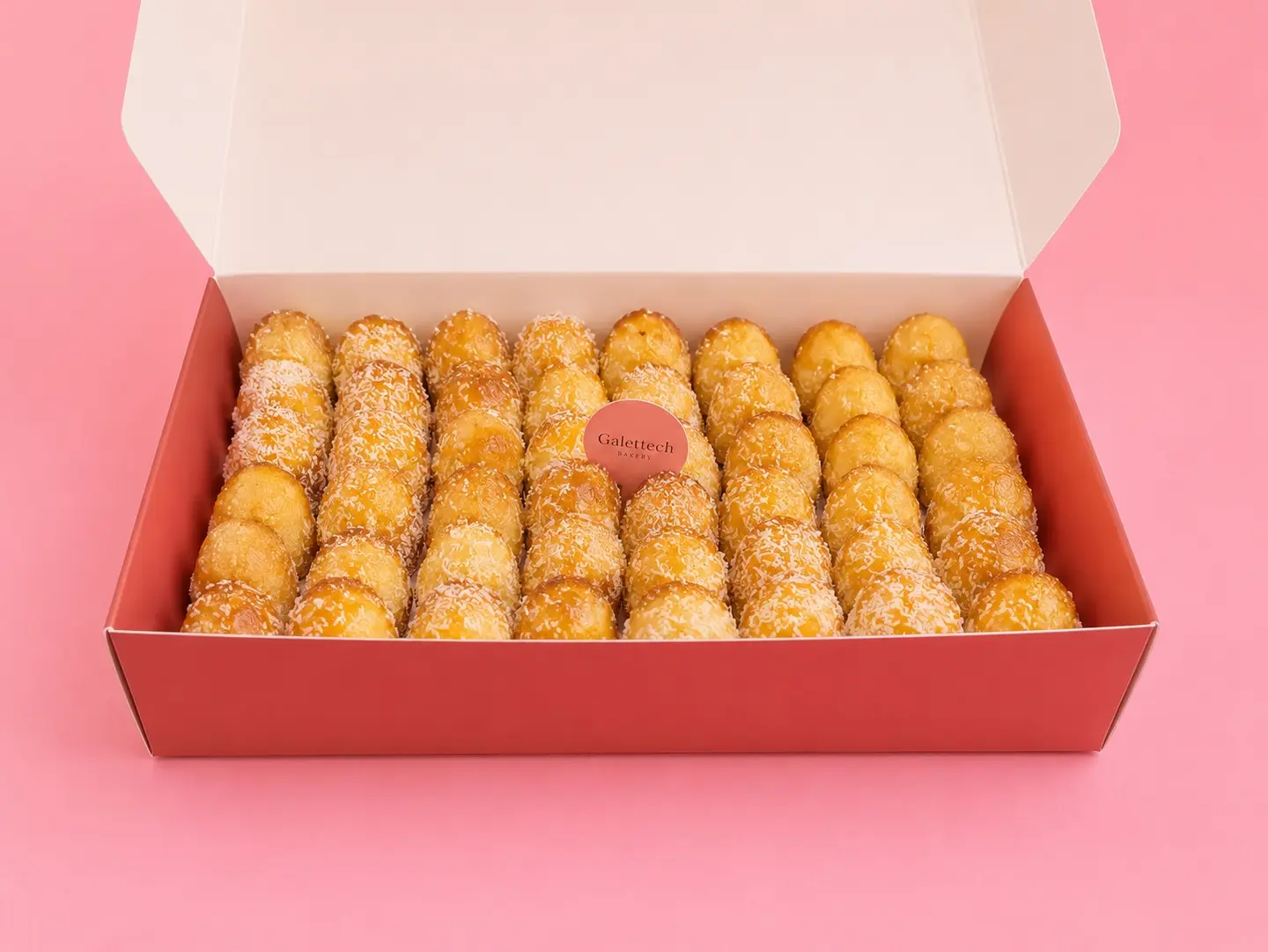 Mini Coconut Madeleines (48 Pieces)