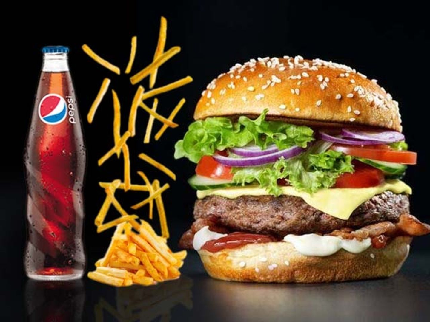 Beef Burger Meal