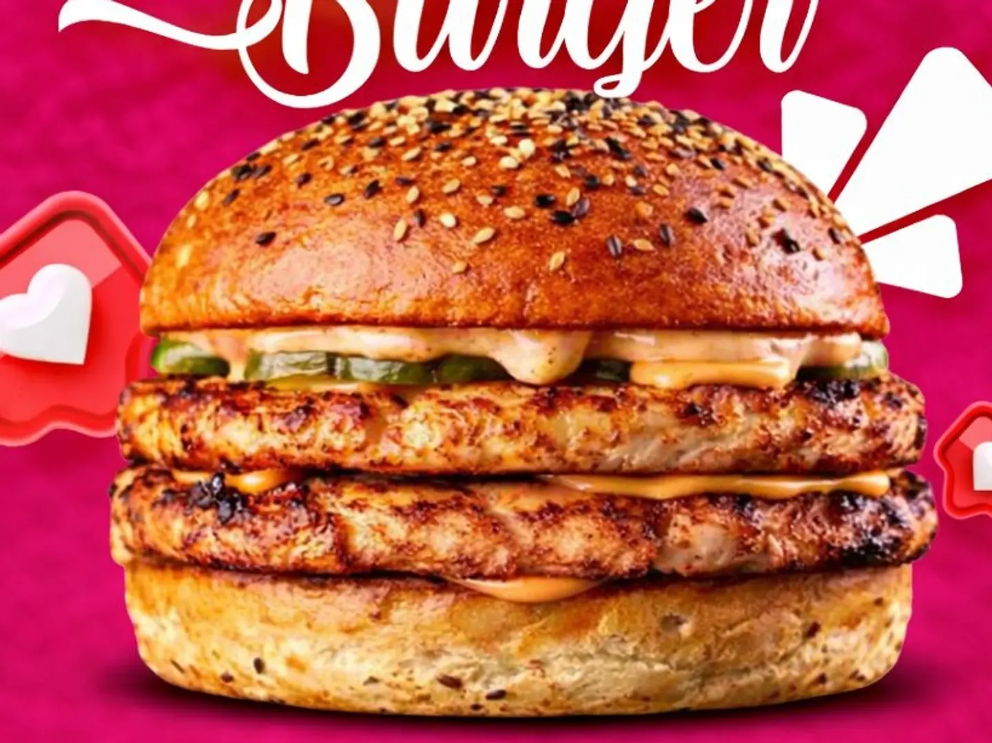 Double Chicken Burger