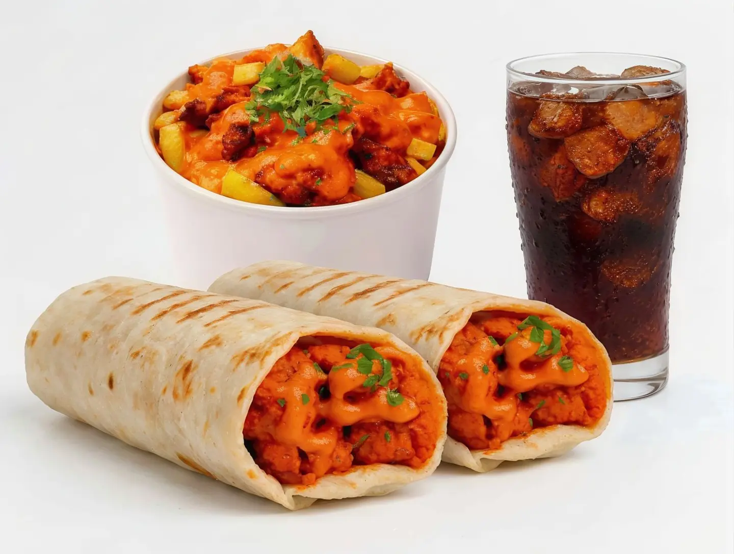 وجبة تيكا بطاطس الكاملة