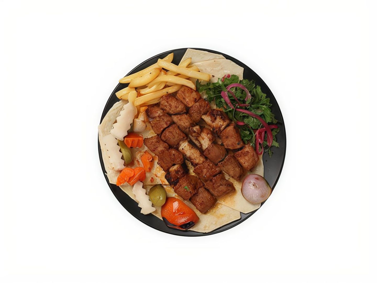 صحن أوصال لحم