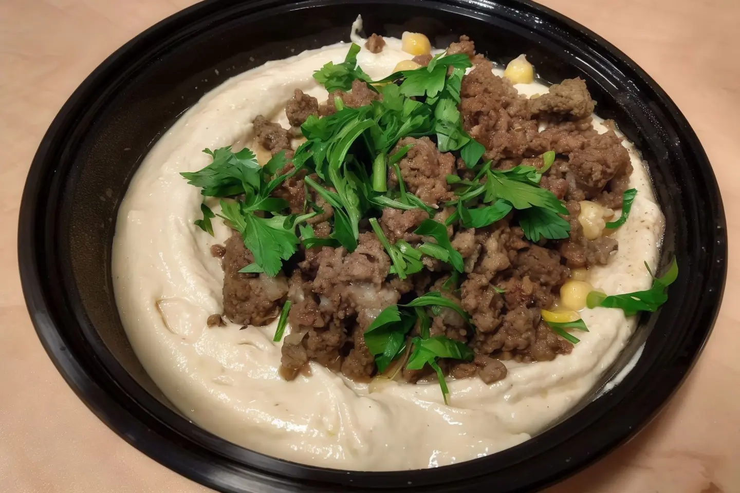 Hummus With Meat