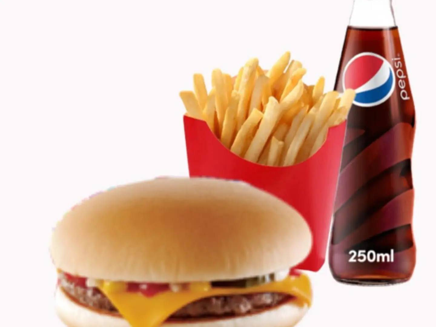 وجبة برجر لحم دبل اقتصادية