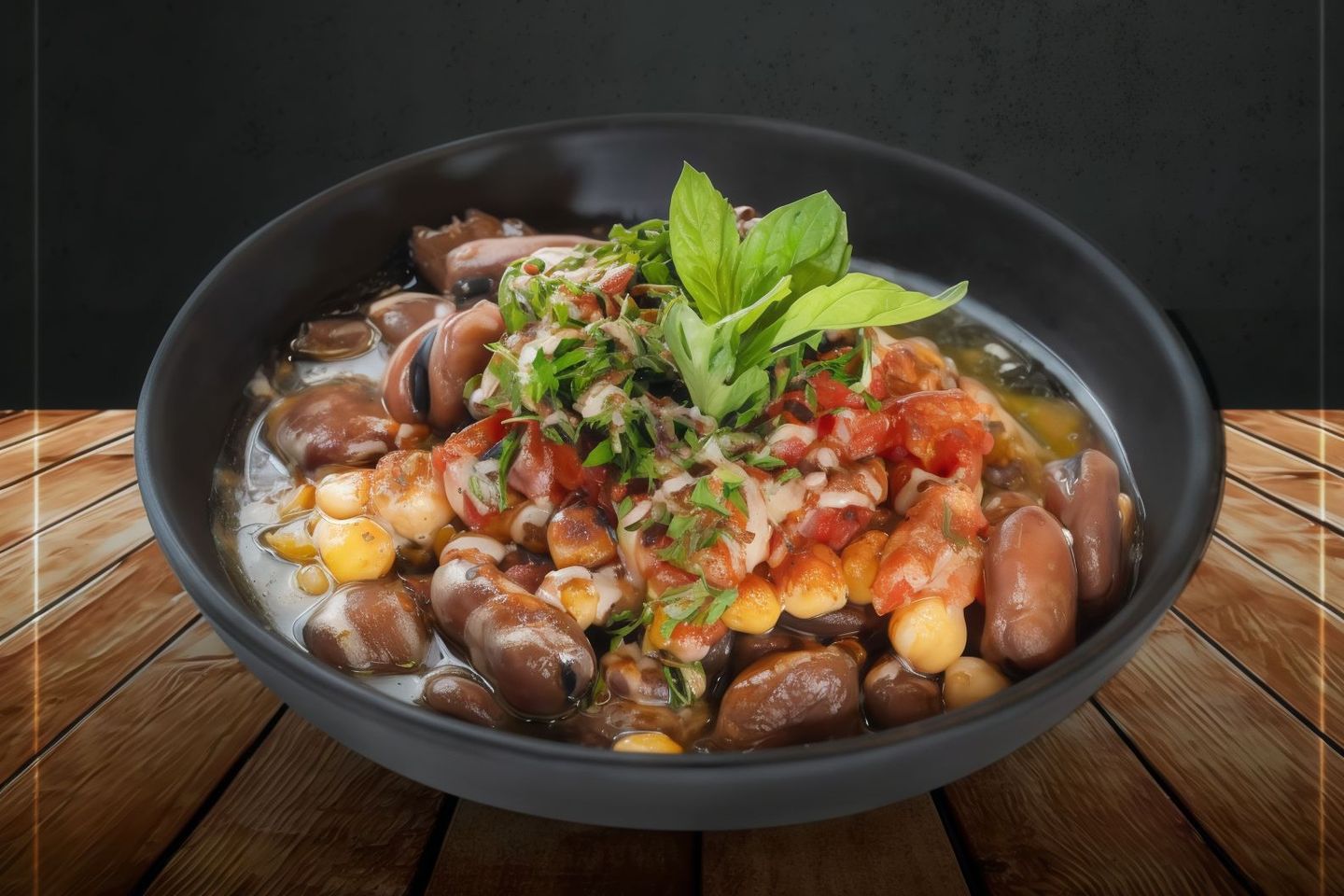 Beans With Oil