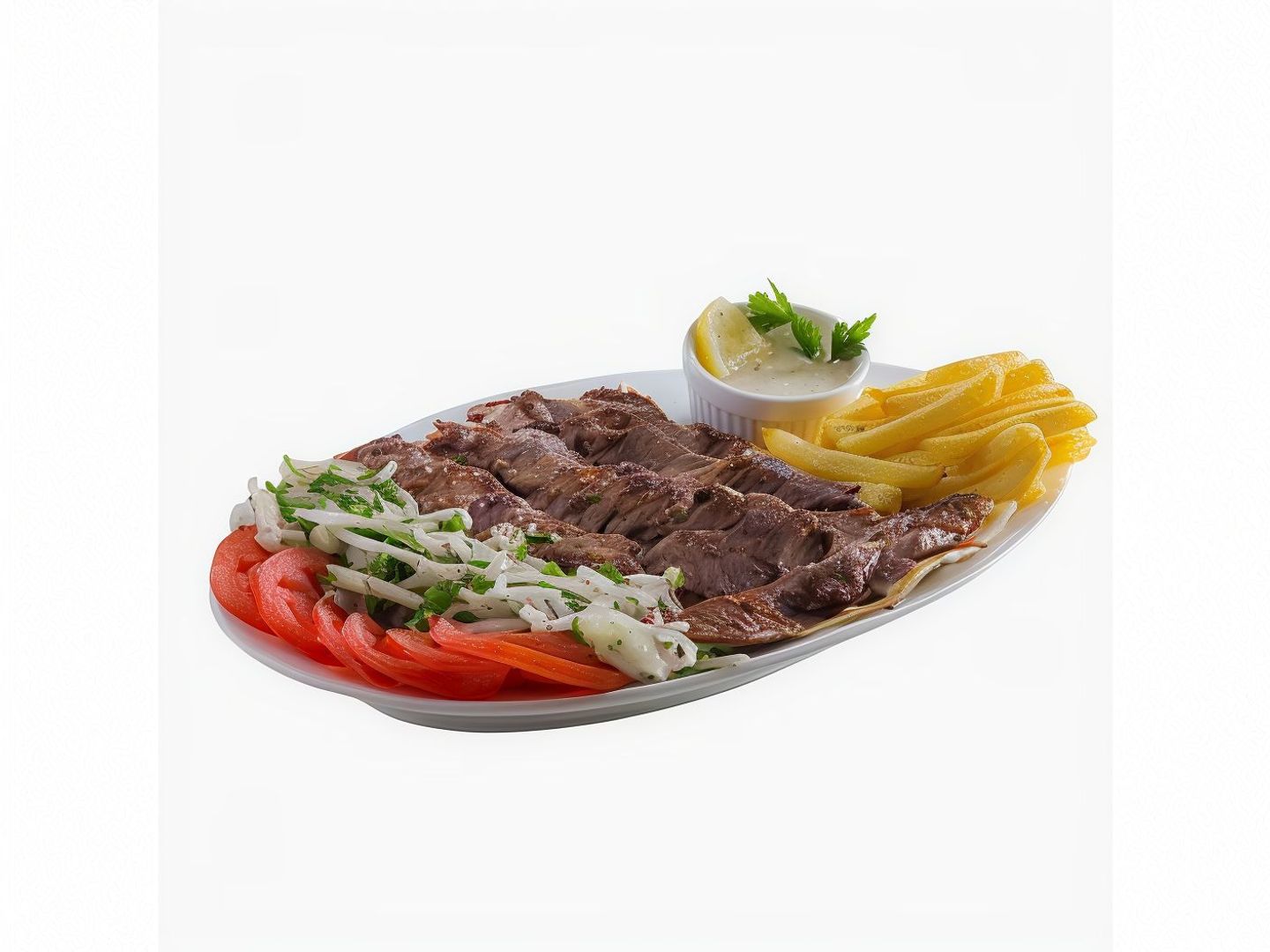 شرحات شاورما لحم