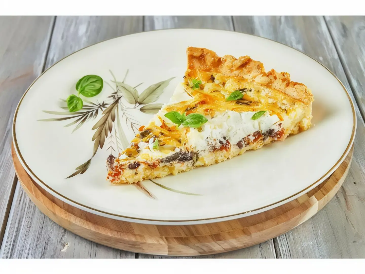 جبن بالخضار