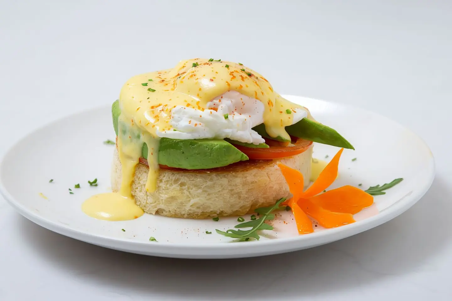 أفوكادو طماطم بنديكت