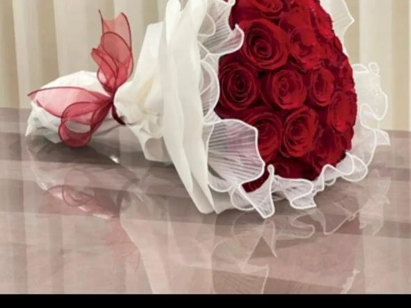 باقة جوري احمر