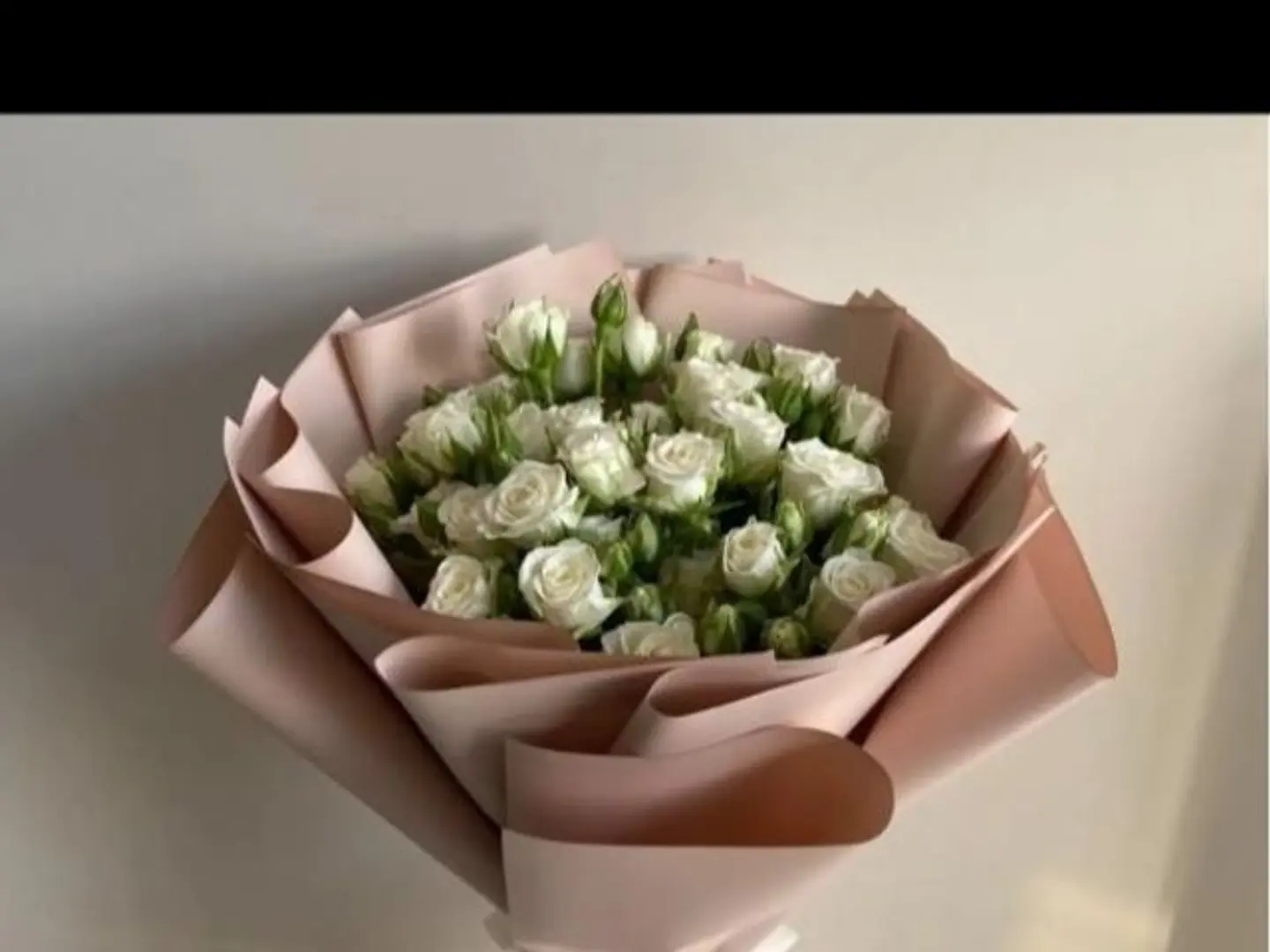 باقة البيبي الروز الابيض