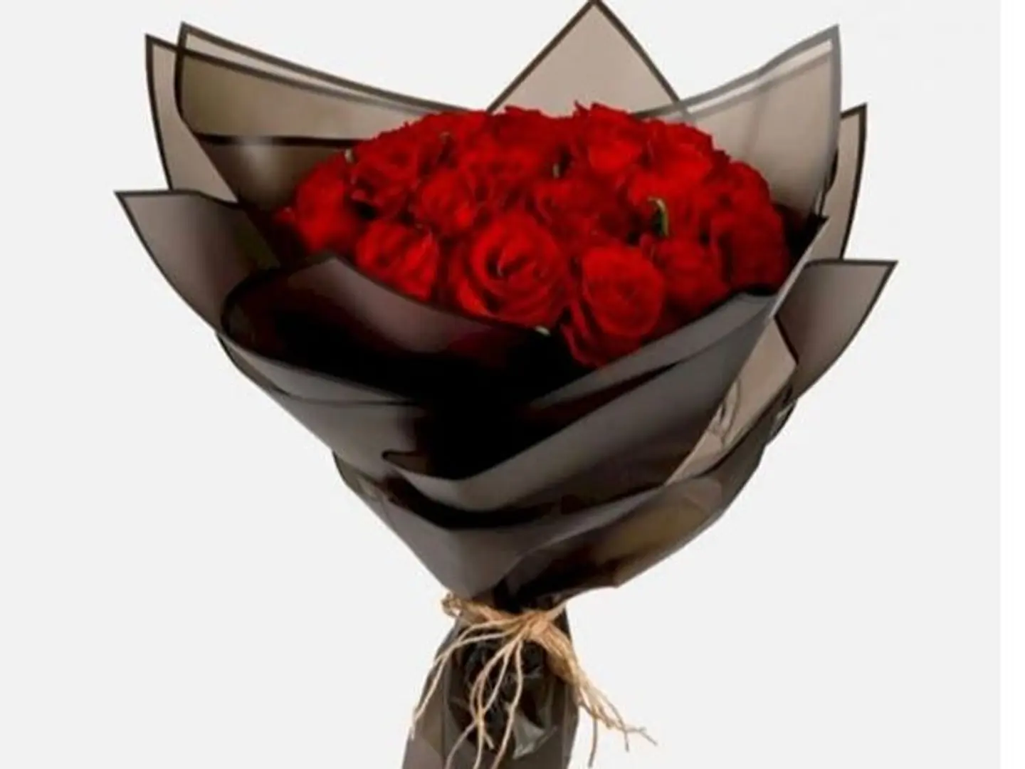 باقة جوري احمر