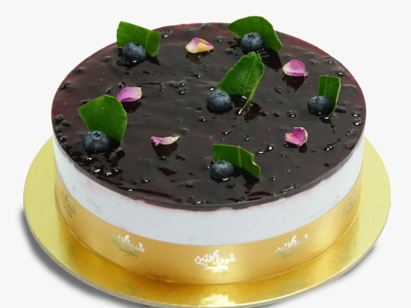 كعكة التوت الأزرق الكبيرة