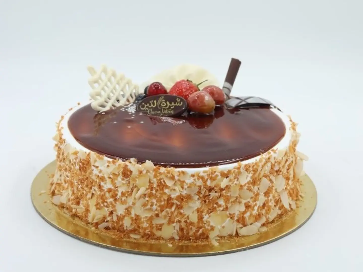 كعكة كراميل كبيرة