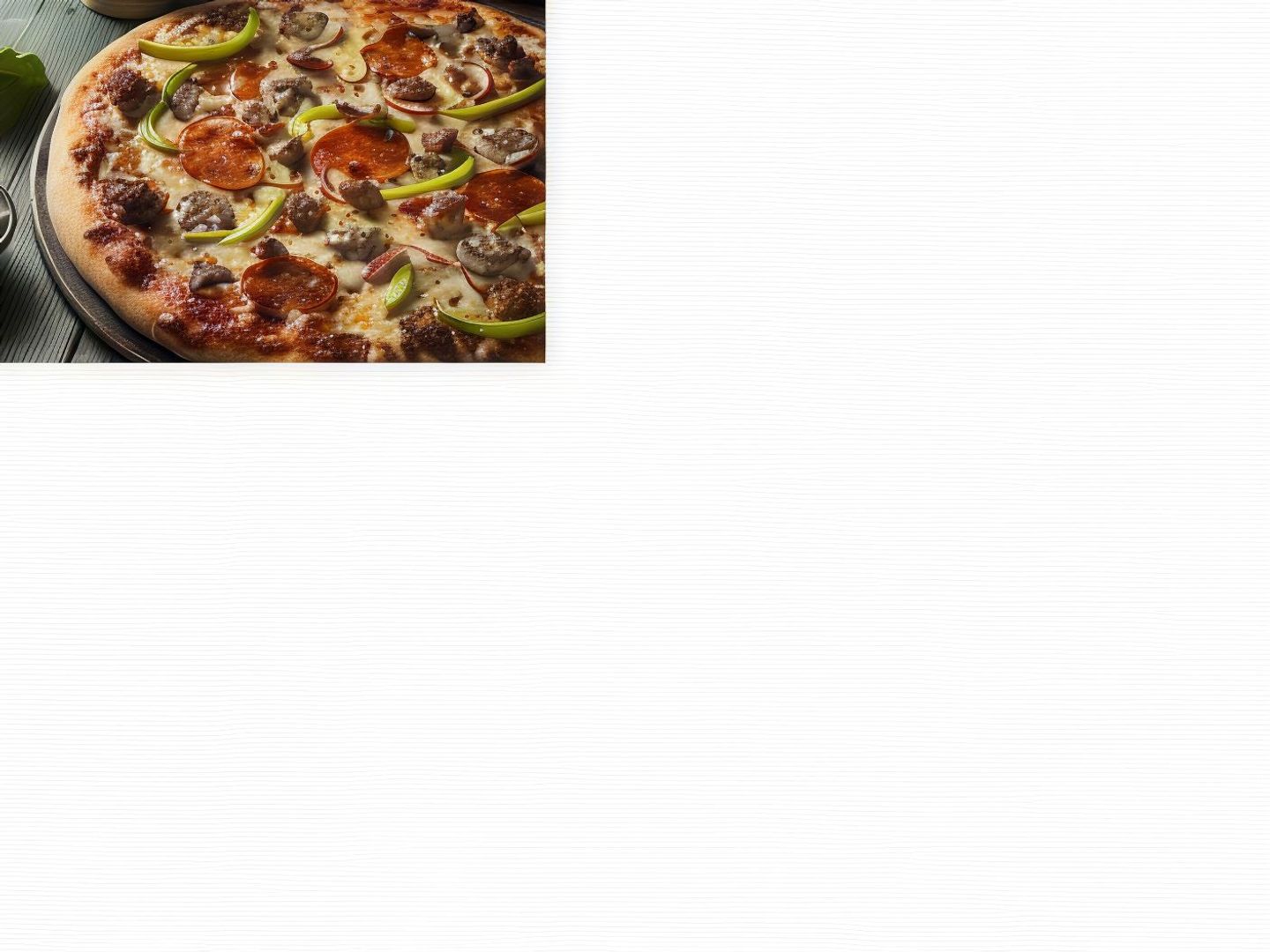 Large Sausage Pizza