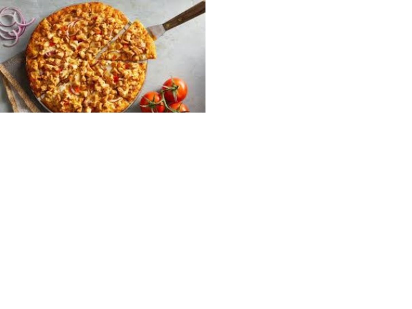 Large Crispy Chicken Pizza