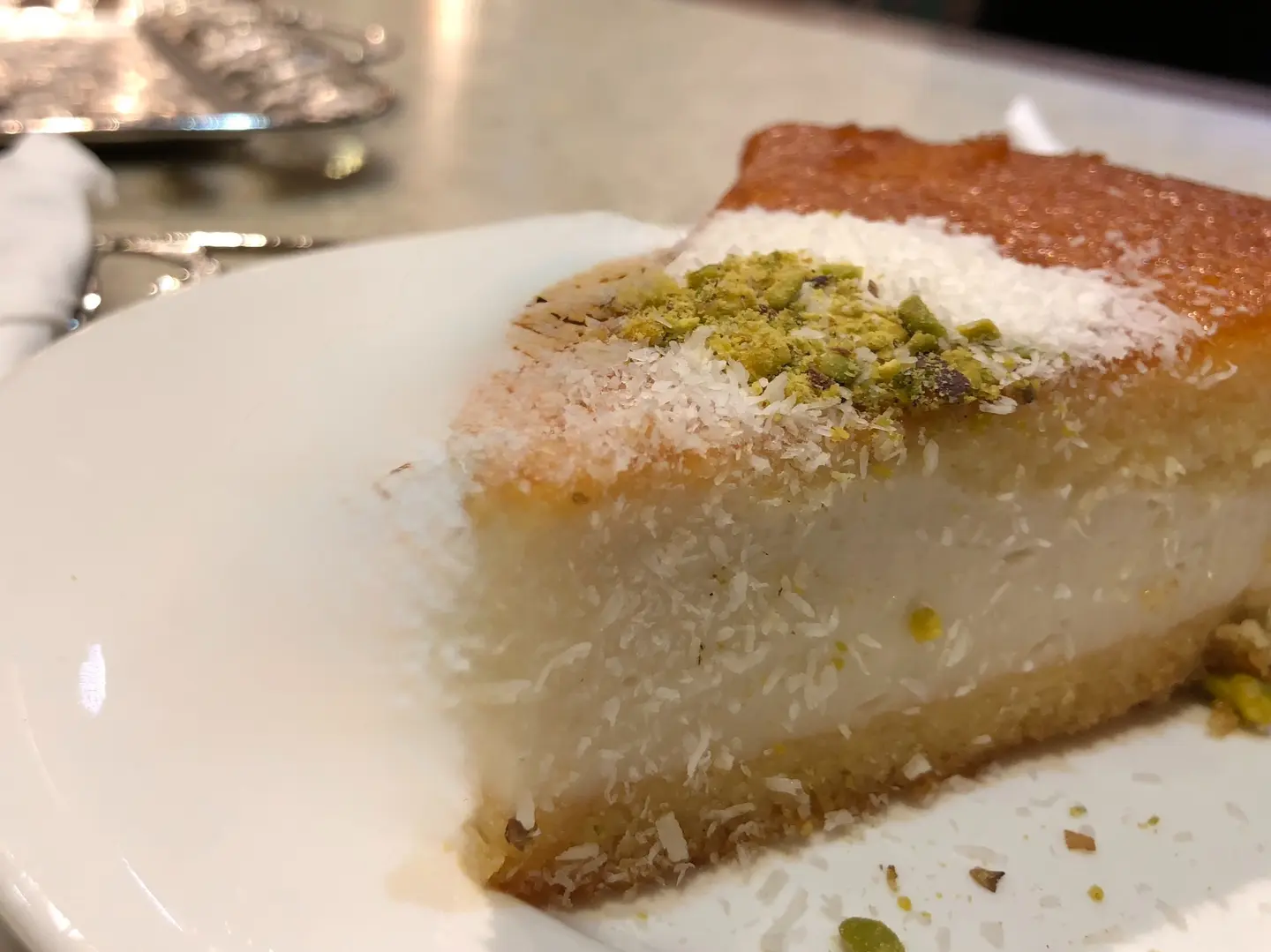 Basbousa With Cream