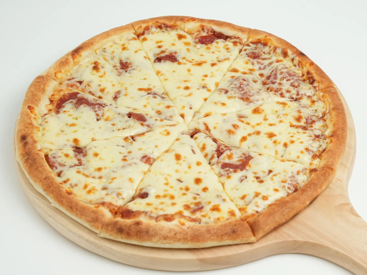 Vegetable Pepperoni Pizza