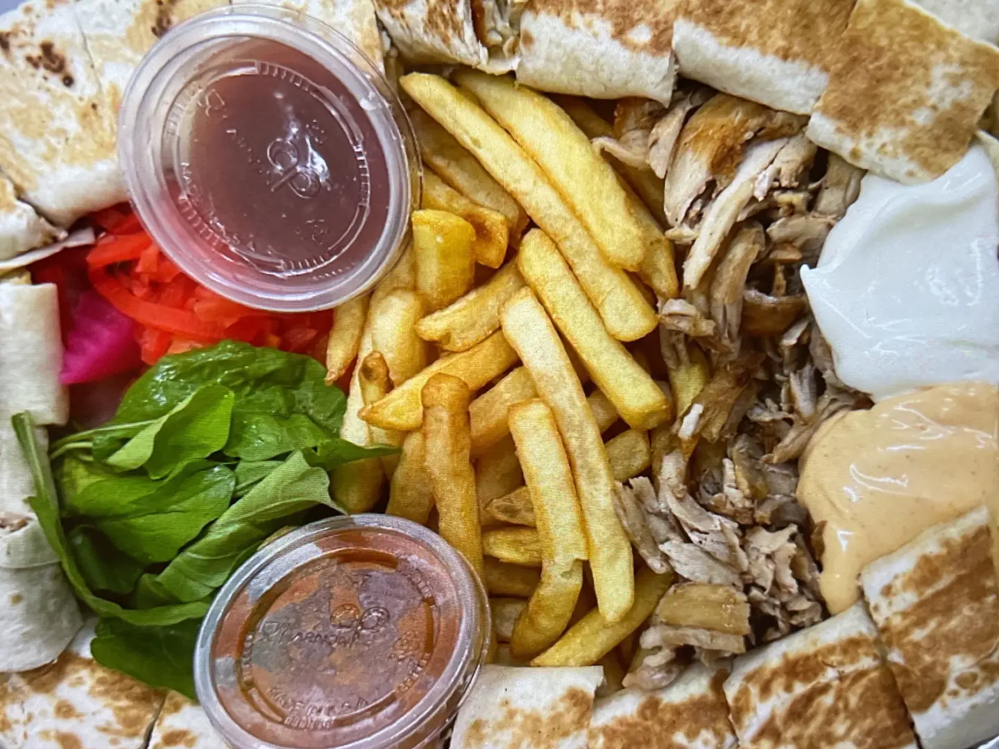 صحن شاورما عائلي