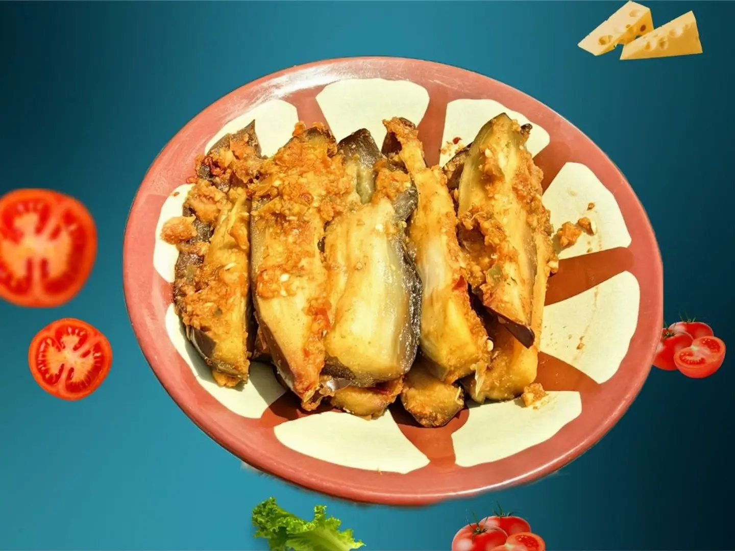 باذنجان مخلل سادة - باذنجان مخلل