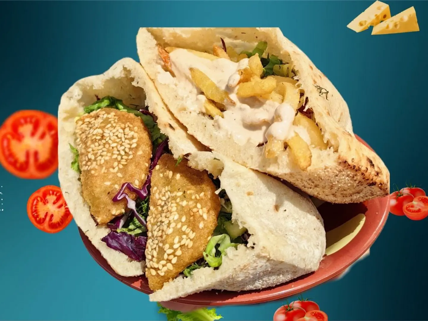 سندويتش بطاطس مهروسة