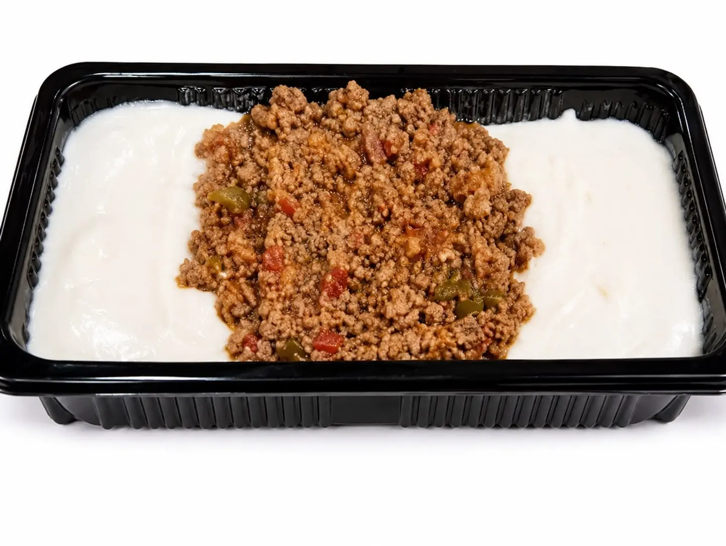 Plate Of Hummus With Meat - Medium Size